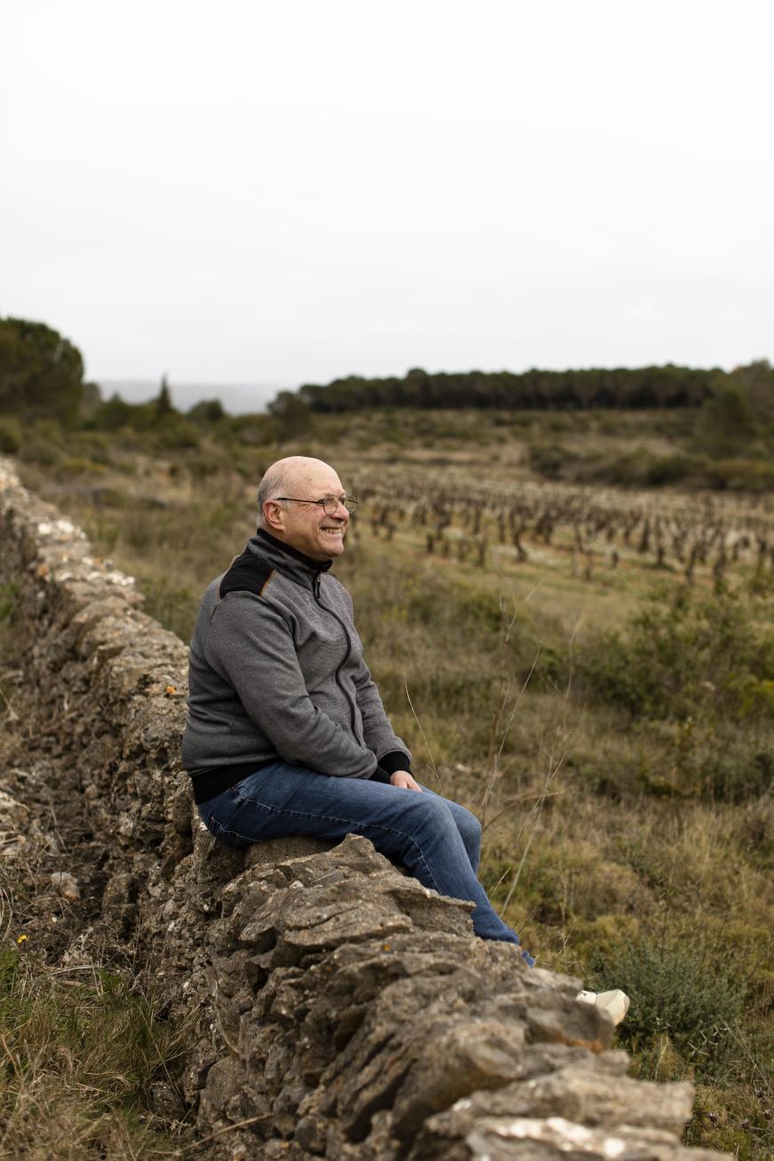 Viticulteur partant à la retraite