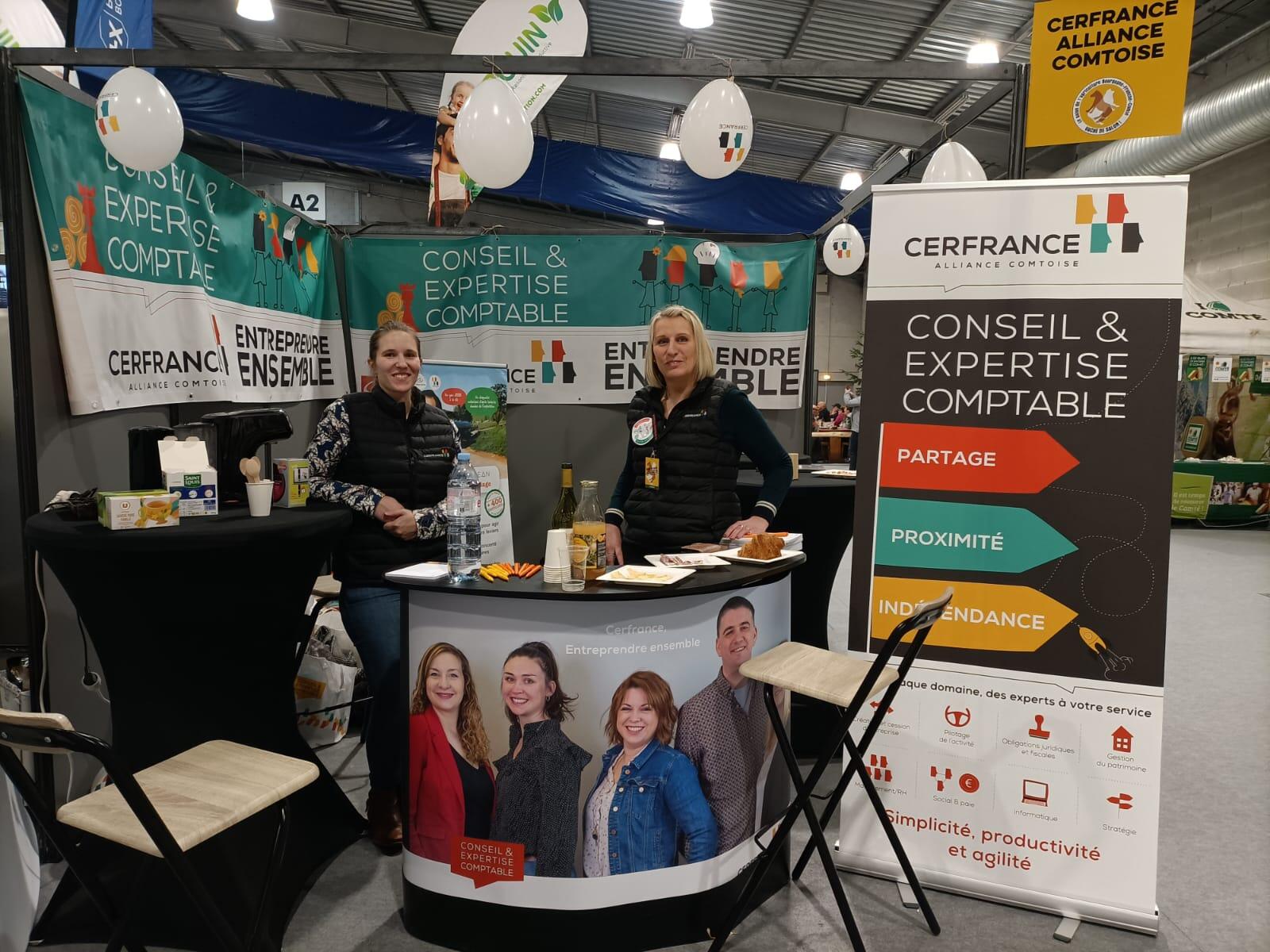 Stand Cerfrance Alliance Comtoise à Vache de Salon